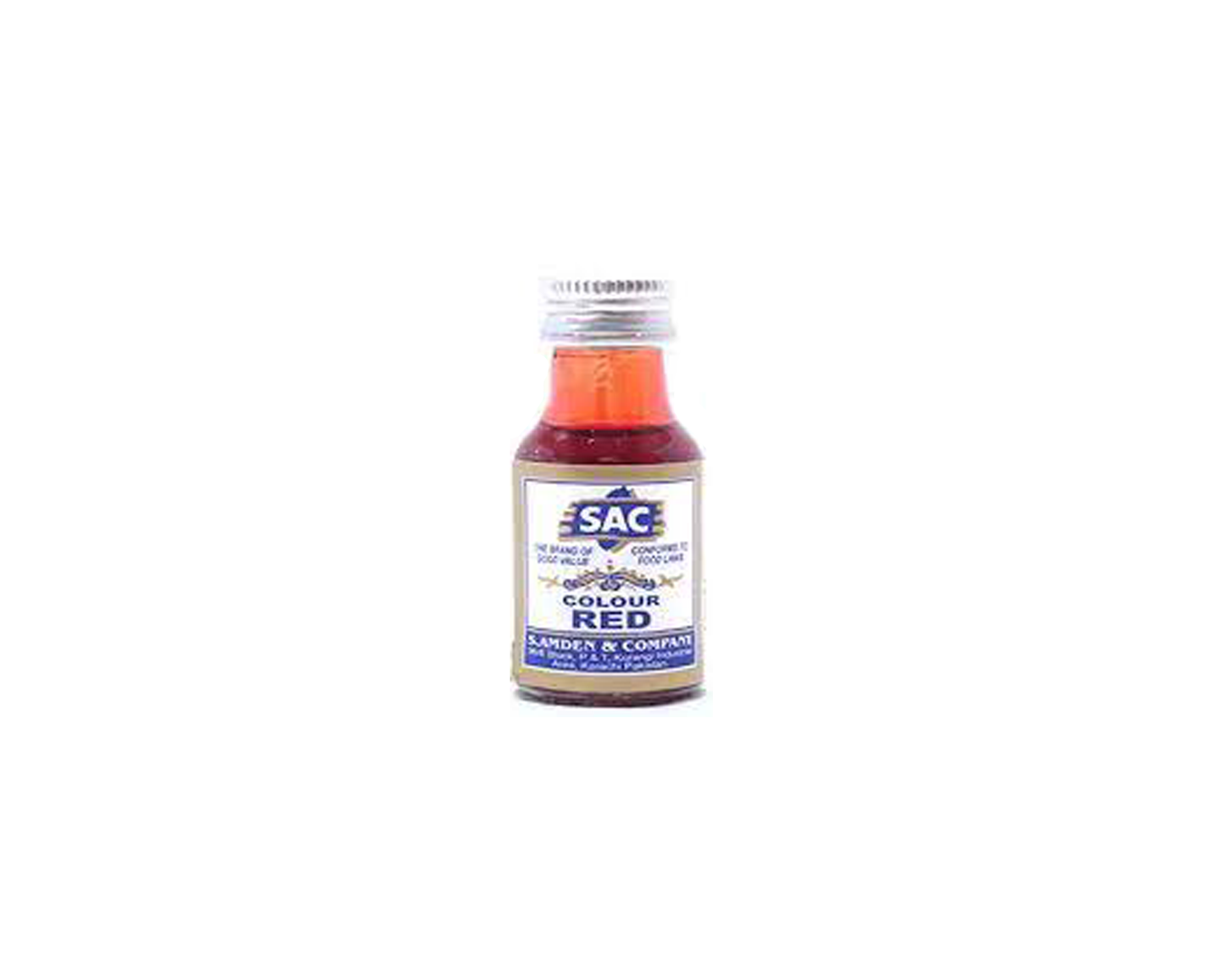 Sac Red Food Colour Liquid 25ML