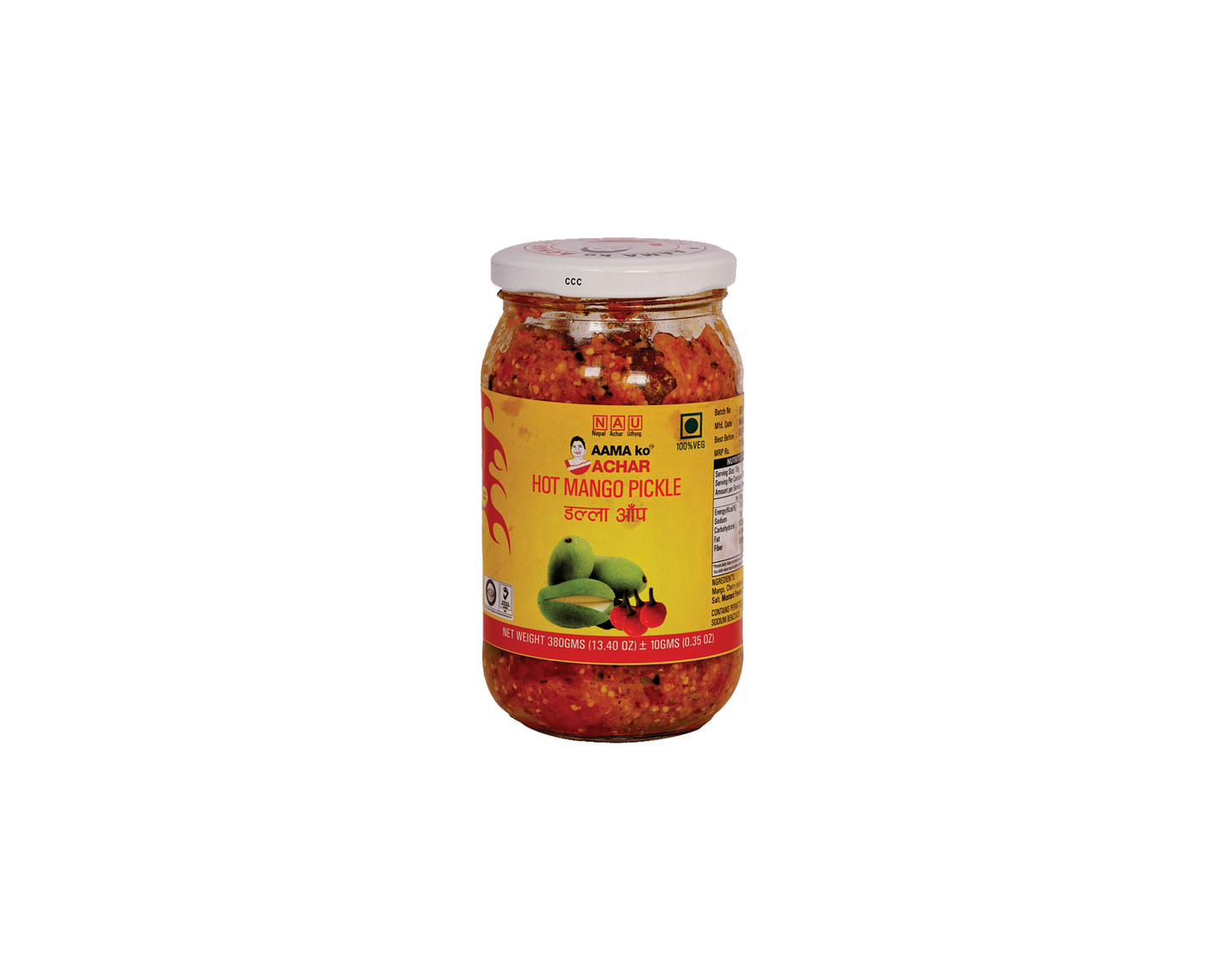 Hot Mango Pickle 380g