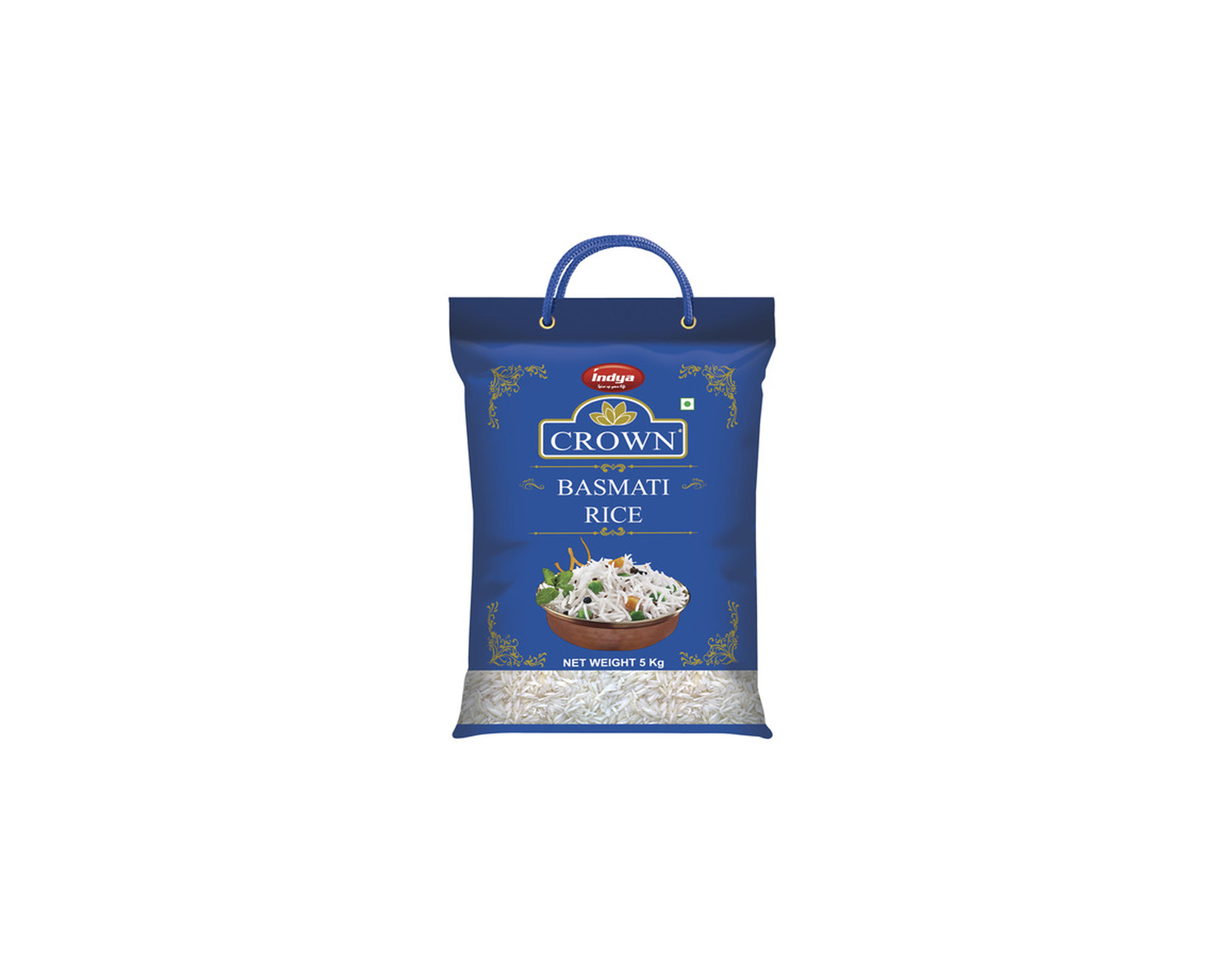 Inday Roning Rice Indya Crown Basmati Rice 5kg – Nepali Pasal - Please note Do not make ...